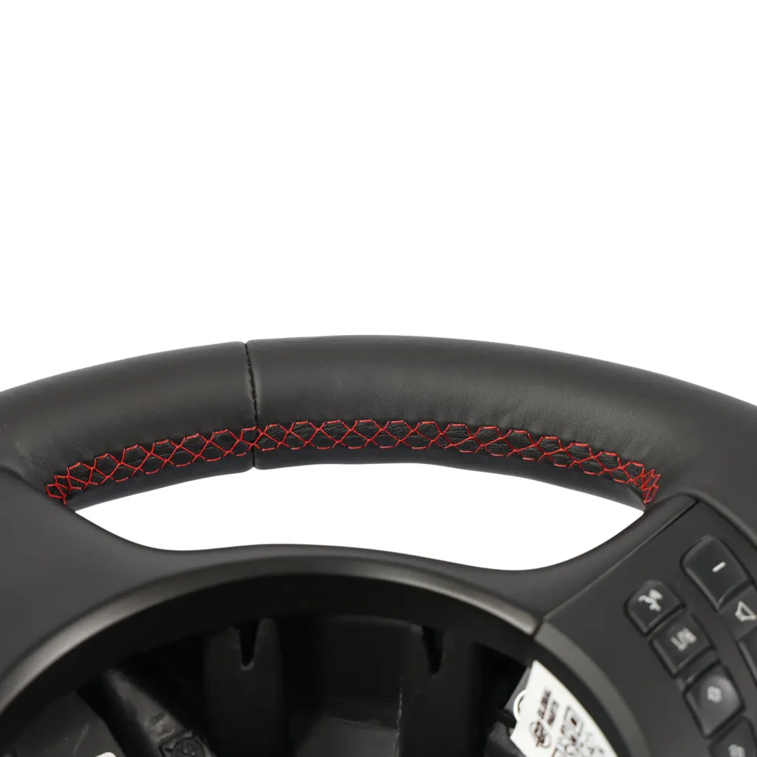 NUEVO Cuero Negro M Sport Hilo Rojo para BMW E46 M3 E39 M5 Volante con número de pieza 2282020 BMW E46 M3 E39 M5 Volante NUEVO Cuero Negro M Sport Hilo Rojo - SKU 2282020-2 - Número de pieza 2282020