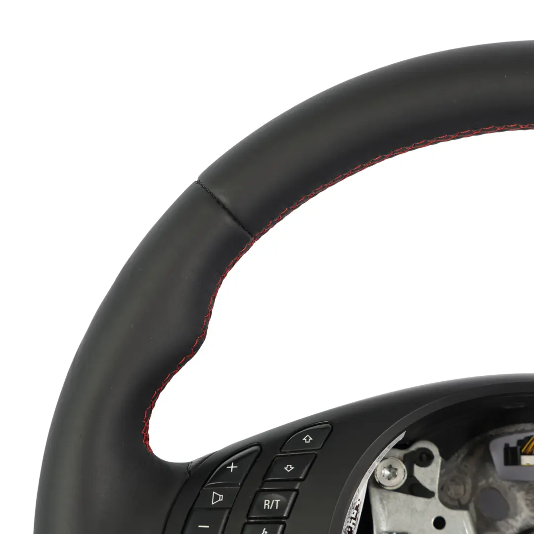BMW E46 M3 E39 M5 Volante NUEVO Cuero Negro M Sport Hilo Rojo - SKU 2282020-2 - Número de pieza 2282020