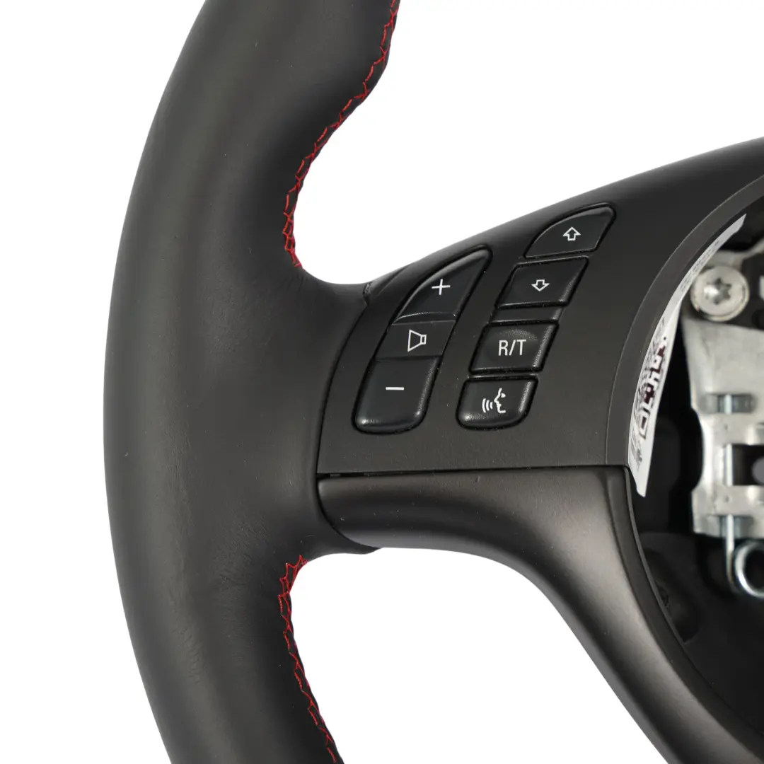 Kierownica NOWA Czarna Skóra M Sport Czerwona Nić do BMW E46 M3 E39 M5 o numerze 2282020 BMW E46 M3 E39 M5 Kierownica NOWA Czarna Skóra M Sport Czerwona Nić - SKU 2282020-2 - Numer Części 2282020