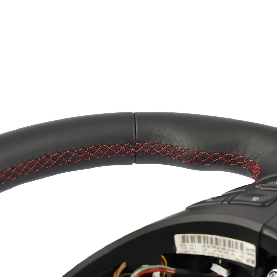 BMW E46 M3 E39 M5 Volante NUEVO Cuero Negro M Sport Hilo Rojo - SKU 2282020-2 - Número de pieza 2282020