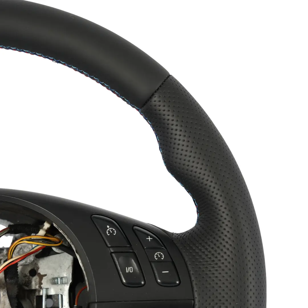 BMW E46 M3 E39 M5 Volante NUOVO Pelle Nera M Sport Tricolore - SKU 2282020-3 - Numero di parte 2282020