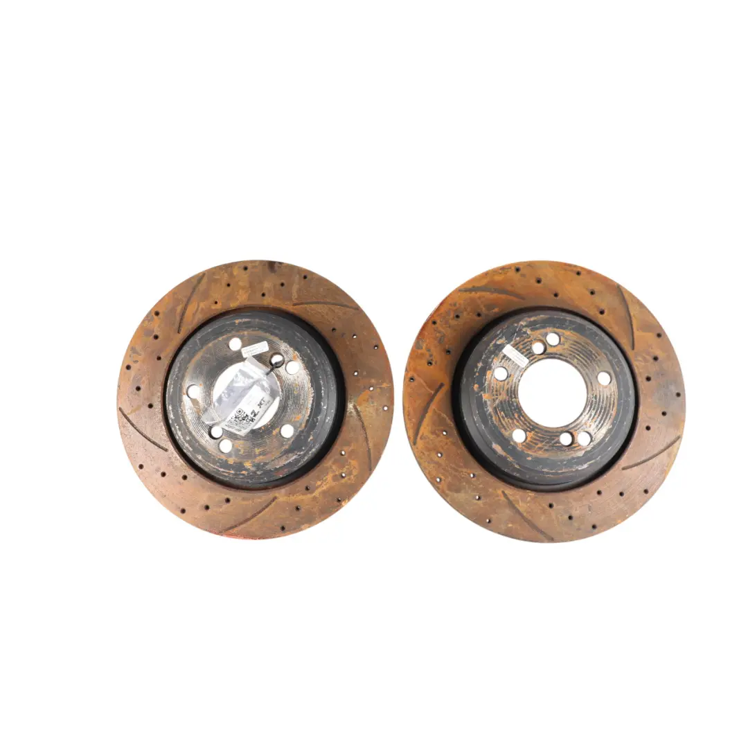 BMW E46 M3 E85 E86 Z4M Rear Brake Disc Set Left Right N/O/S - SKU 2282303 - Part number 2282303