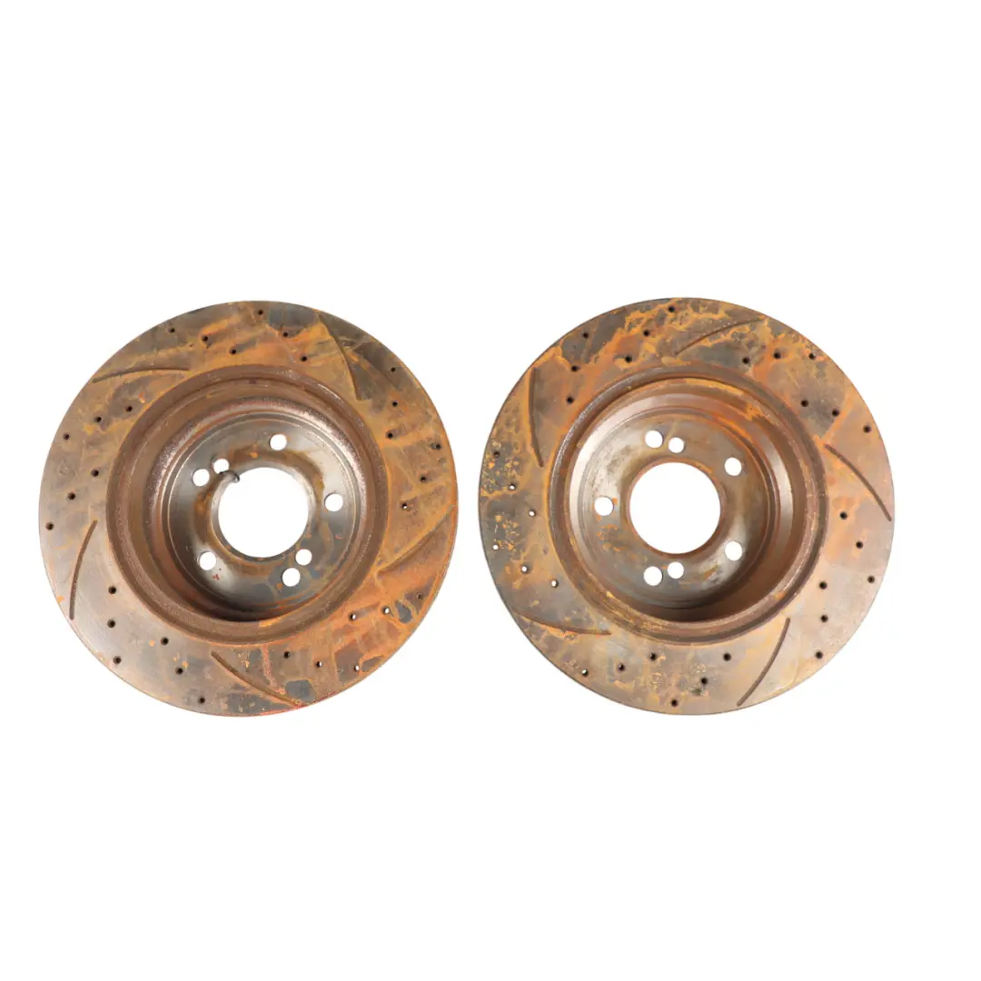 Z4M Rear Brake Disc Set Left Right N/O/S to BMW E46 M3 E85 E86 with Part number 2282303 BMW E46 M3 E85 E86 Z4M Rear Brake Disc Set Left Right N/O/S - SKU 2282303 - Part number 2282303