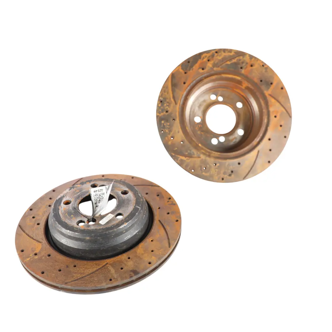 Z4M Rear Brake Disc Set Left Right N/O/S to BMW E46 M3 E85 E86 with Part number 2282303 BMW E46 M3 E85 E86 Z4M Rear Brake Disc Set Left Right N/O/S - SKU 2282303 - Part number 2282303