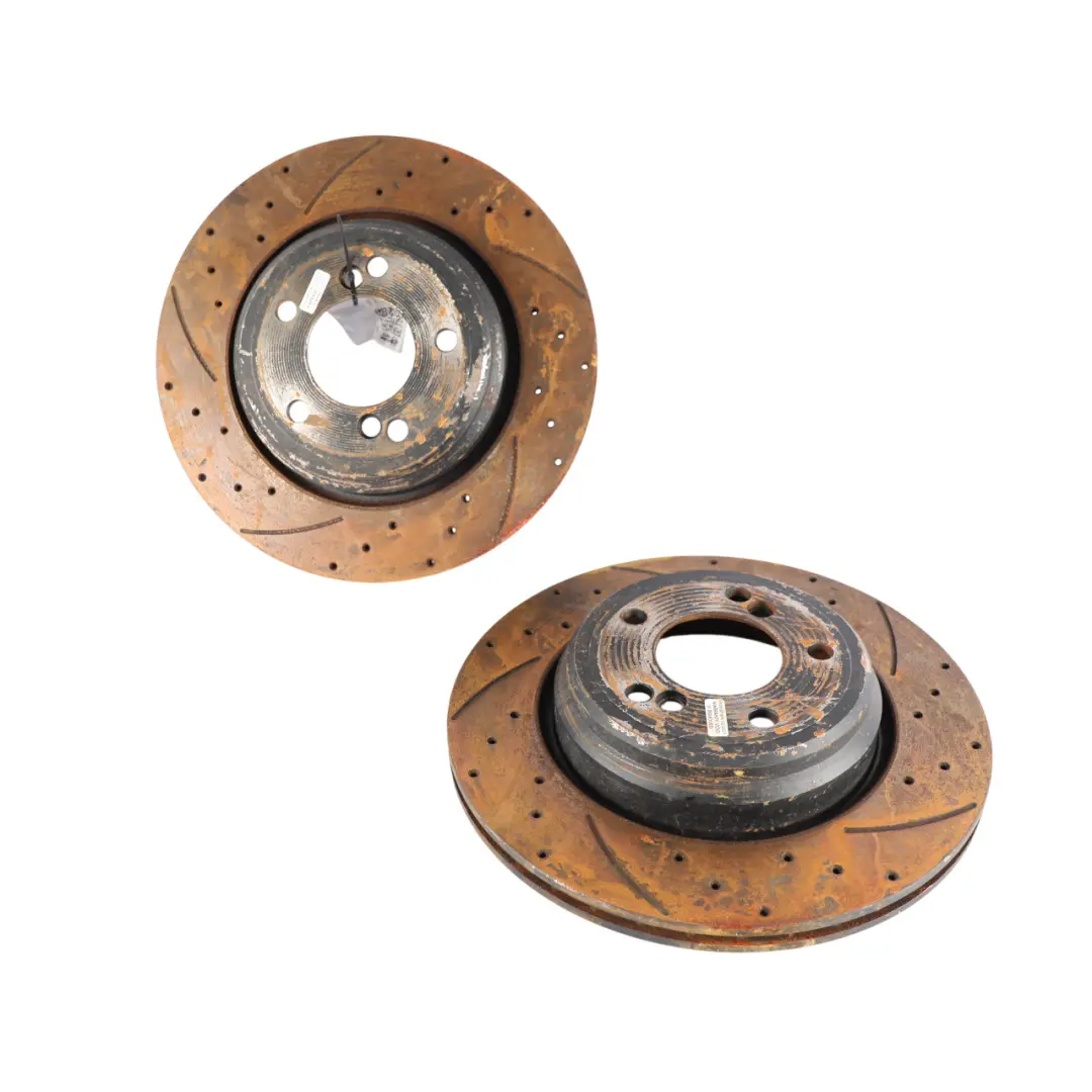 Z4M Rear Brake Disc Set Left Right N/O/S to BMW E46 M3 E85 E86 with Part number 2282303 BMW E46 M3 E85 E86 Z4M Rear Brake Disc Set Left Right N/O/S - SKU 2282303 - Part number 2282303