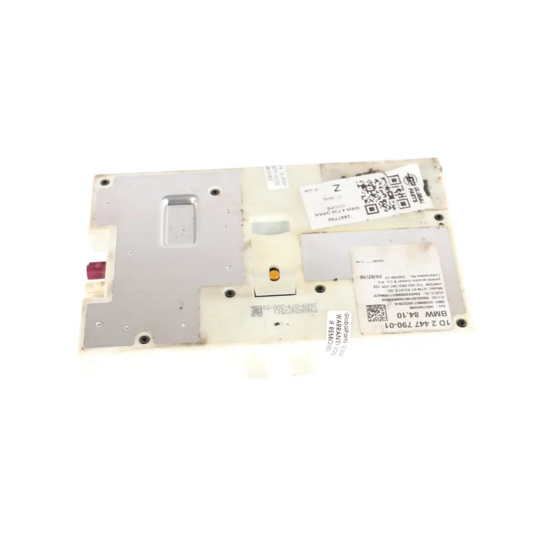 Bluetooth Telematic Control Module Unit to BMW F30 F31 F32 F36 with Part number 2447790 BMW F30 F31 F32 F36 Bluetooth Telematic Control Module Unit - SKU 2447790 - Part number 2447790