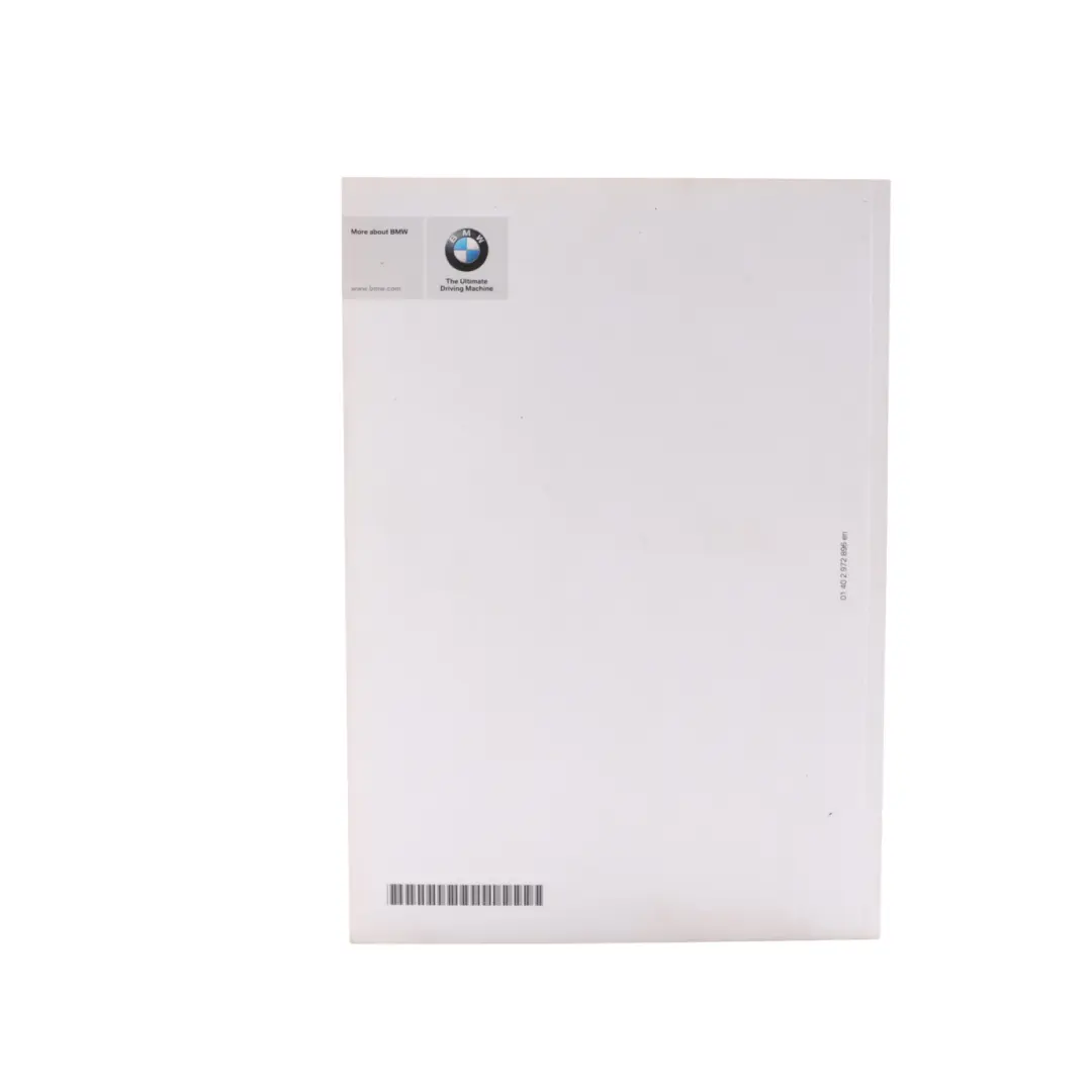BMW F20 F21 LCI Owner's Manual Booklet Handbook Wallet Case - SKU 2972896 - Part number 2972896