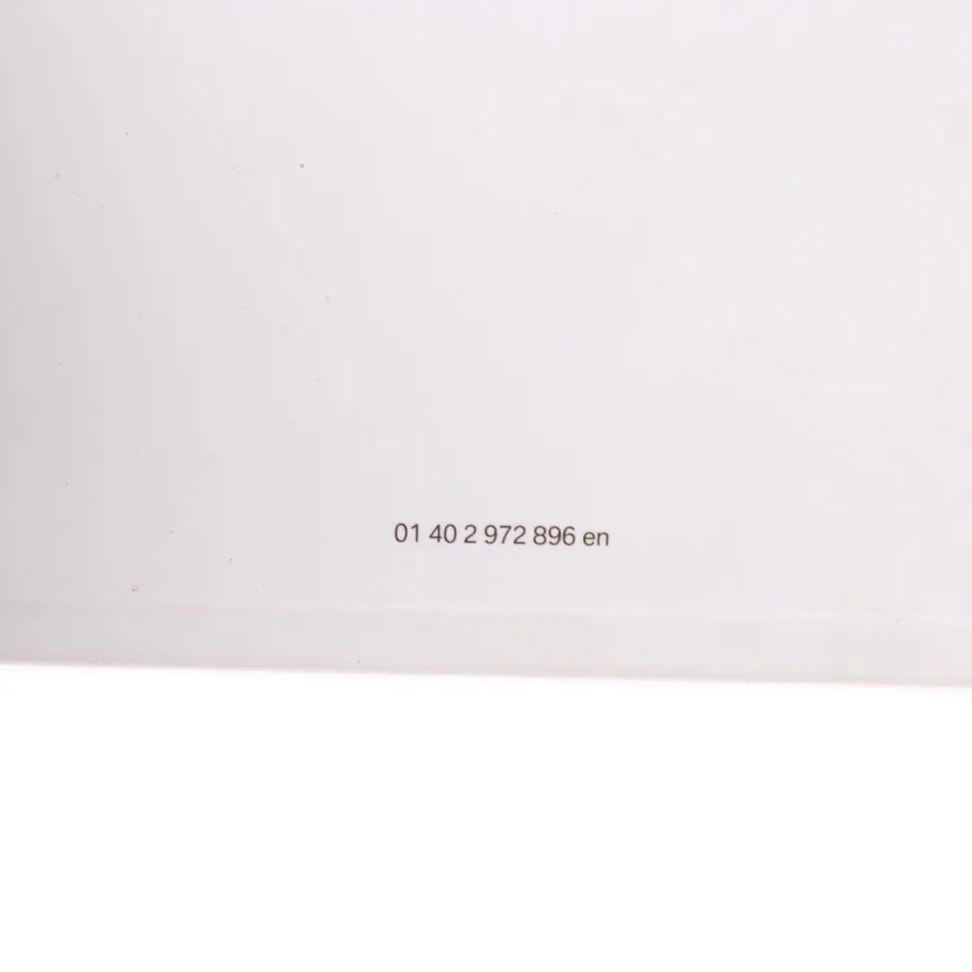 BMW F20 F21 LCI Owner's Manual Booklet Handbook Wallet Case - SKU 2972896 - Part number 2972896