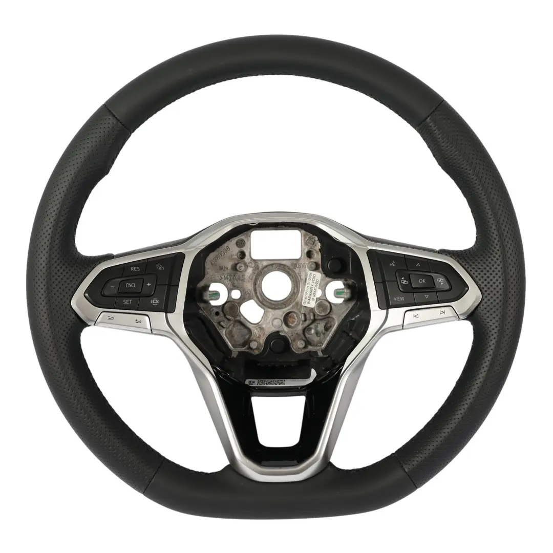 VW Polo MK6 Passat B8 Steering Wheel NEW Black Leather Flat Bottom - SKU 2G0419089A-1 - Part number 2G0419089A