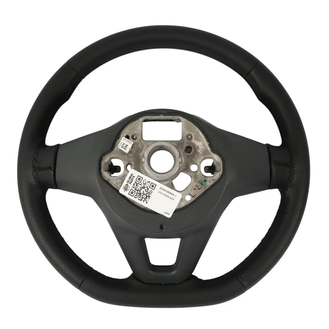 VW Polo MK6 Passat B8 Volant Neuf En Cuir Noir À Fond Plat - SKU 2G0419089A-1 - Numéro de pièce 2G0419089A