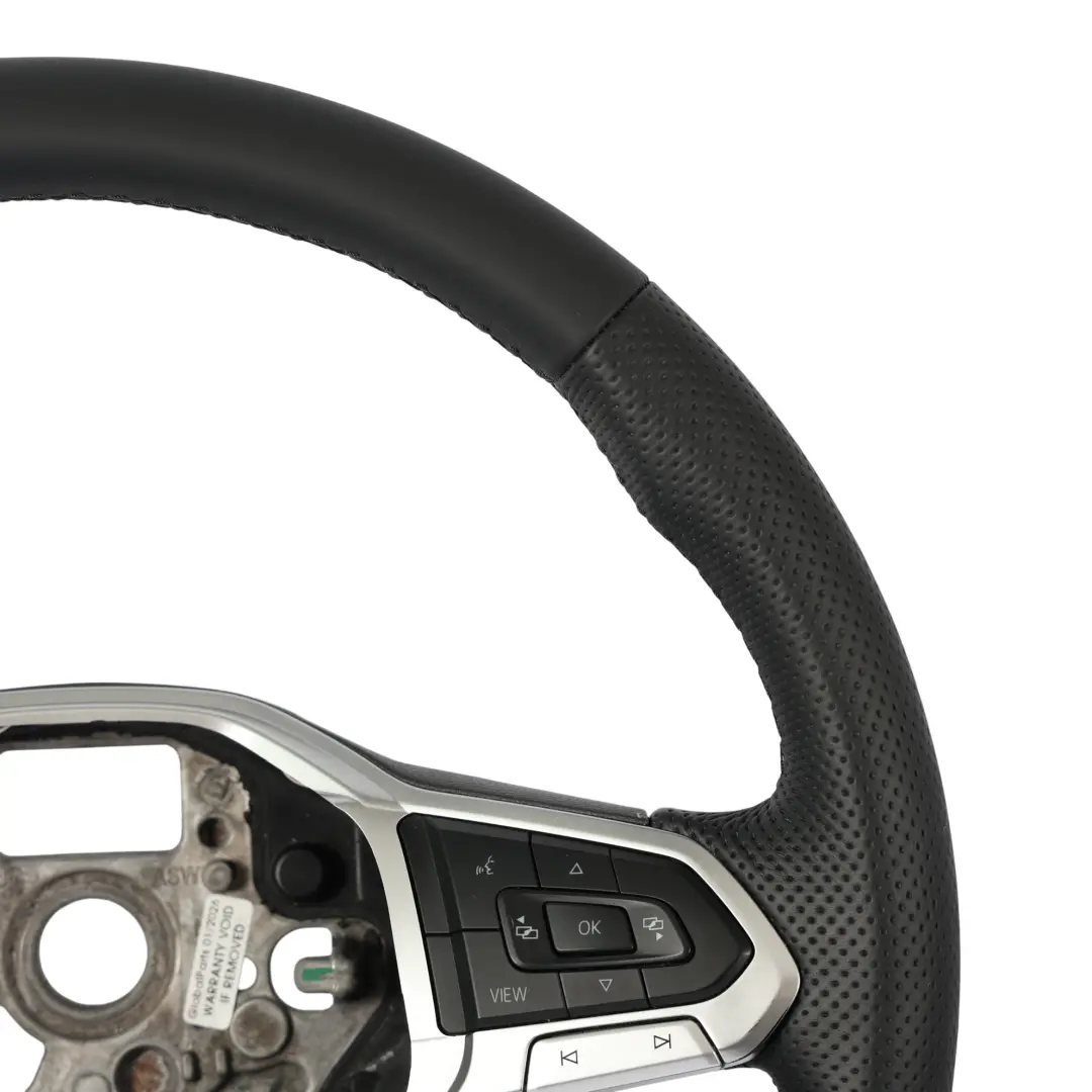 VW Polo MK6 Passat B8 Steering Wheel NEW Black Leather Flat Bottom - SKU 2G0419089A-1 - Part number 2G0419089A