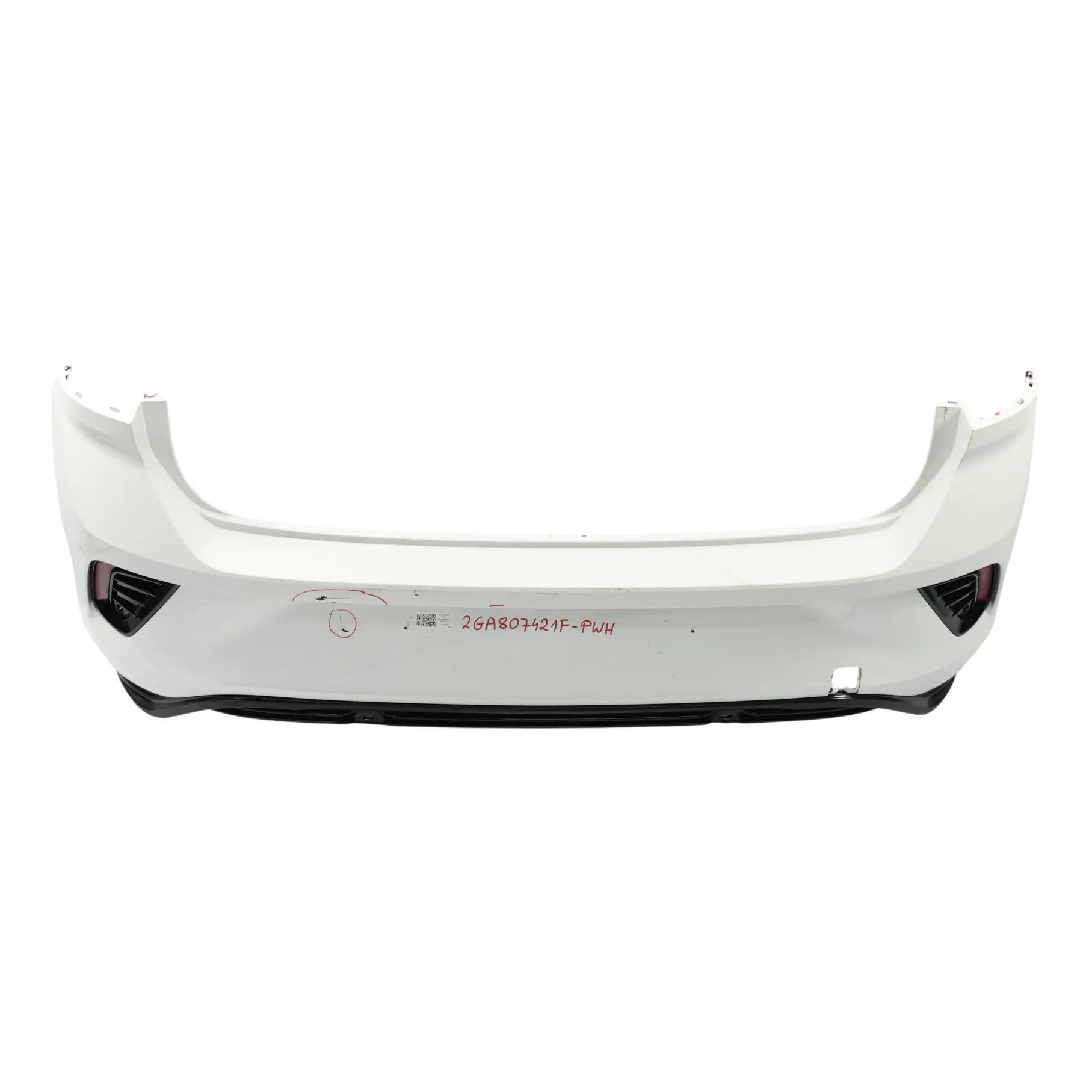 Volkswagen VW T-Roc Mk1 Bumper Rear Trim Panel Cover Pure White - C9A