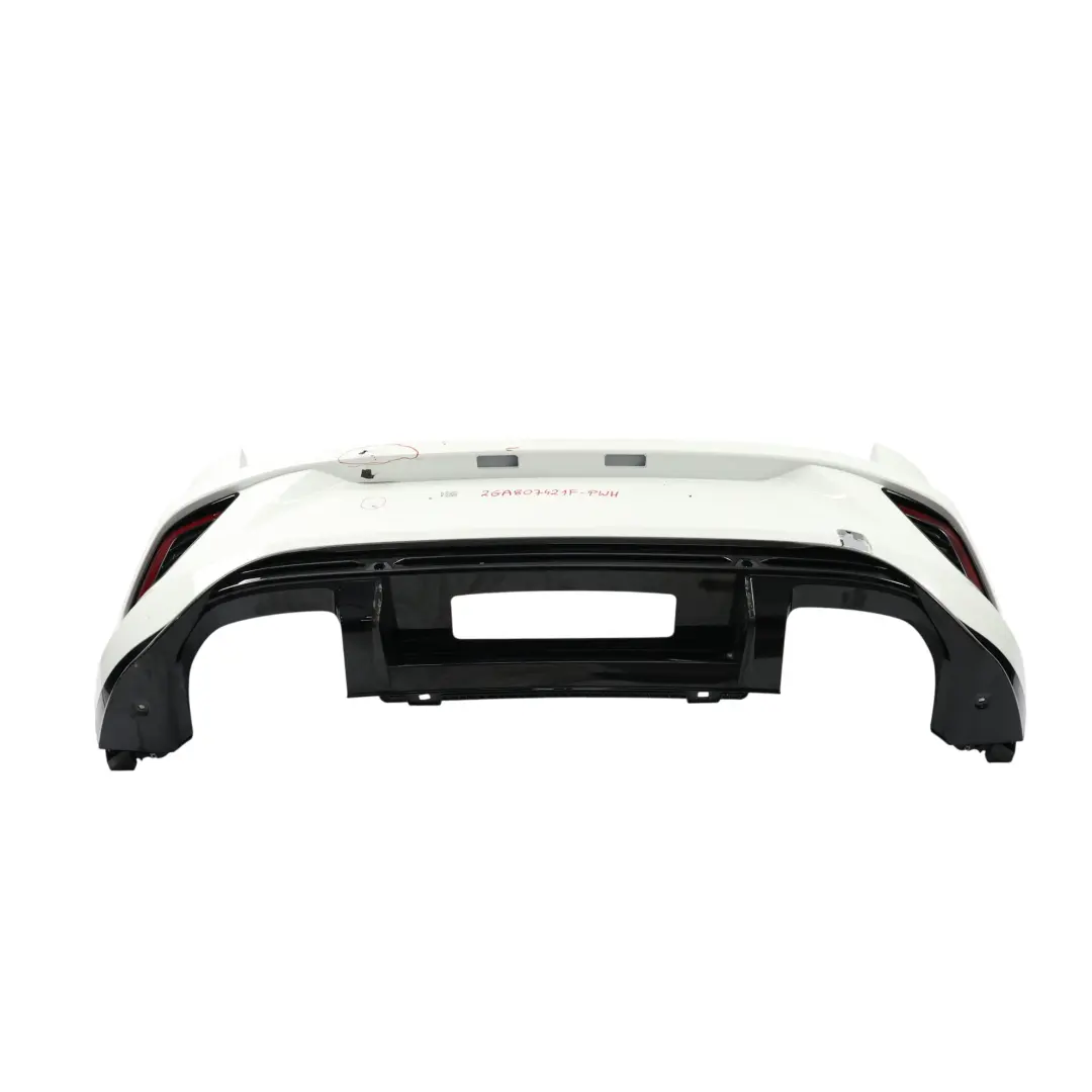 Mk1 Bumper Rear Trim Panel Cover Pure White - C9A to Volkswagen VW T-Roc with Part number 2GA807421F Volkswagen VW T-Roc Mk1 Bumper Rear Trim Panel Cover Pure White - C9A - SKU 2GA807421F-PWH - Part number 2GA807421F