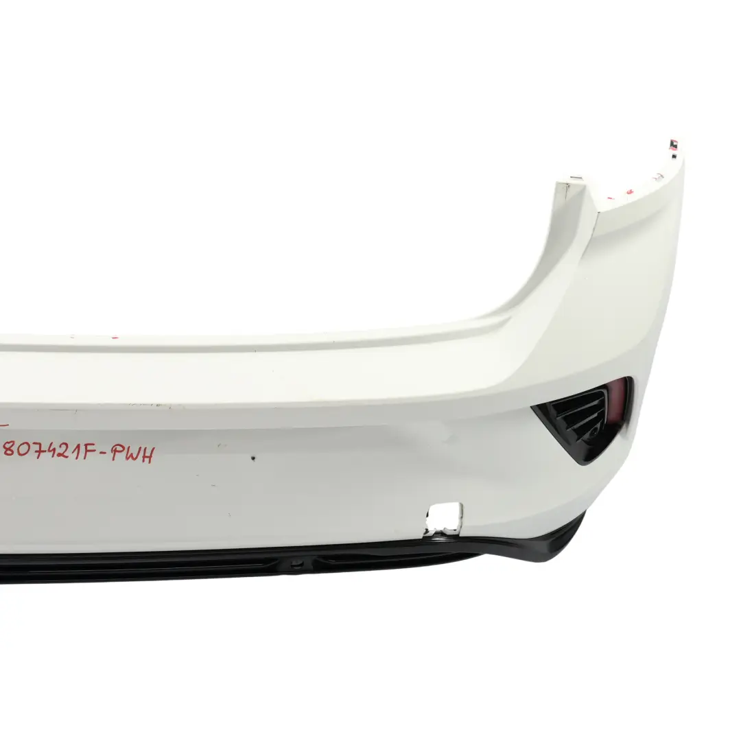 Mk1 Bumper Rear Trim Panel Cover Pure White - C9A to Volkswagen VW T-Roc with Part number 2GA807421F Volkswagen VW T-Roc Mk1 Bumper Rear Trim Panel Cover Pure White - C9A - SKU 2GA807421F-PWH - Part number 2GA807421F