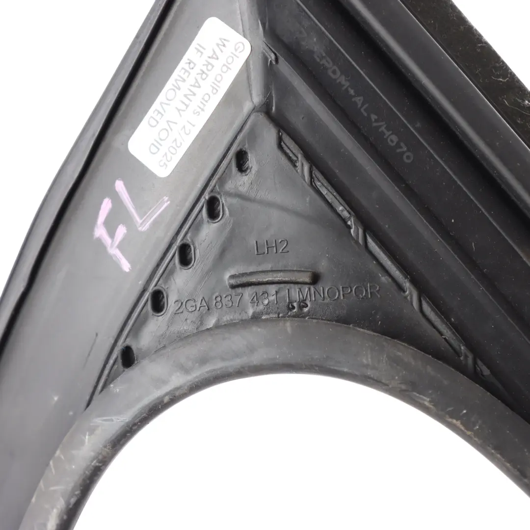 Window Guide Seal Gasket Frame Chrome Front Left N/S to VW T-Roc A11 with Part number 2GA837431M VW T-Roc A11 Window Guide Seal Gasket Frame Chrome Front Left N/S - SKU 2GA837431M - Part number 2GA837431M