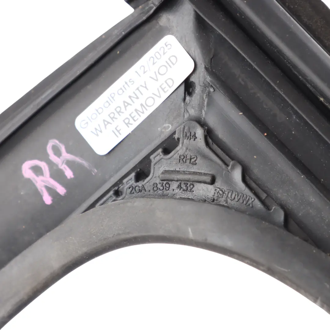 Volkswagen T-Roc A11 Rear Door Window Guide Seal Gasket Right O/S - SKU 2GA839432T - Part number 2GA839432T