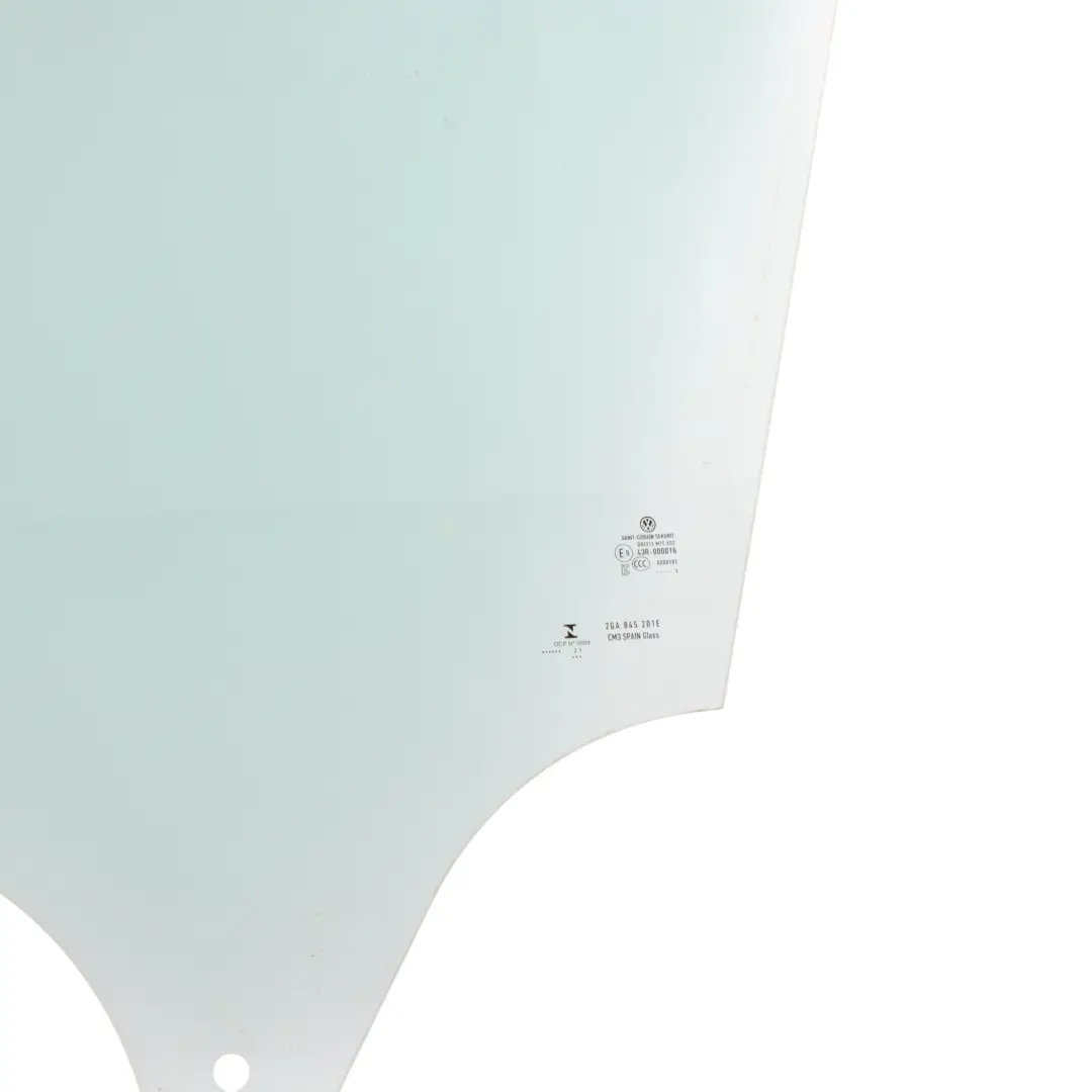 Volkswagen T-Roc A11 Door Window Glass Front Left N/S Green AS2 - SKU 2GA845201E - Part number 2GA845201E