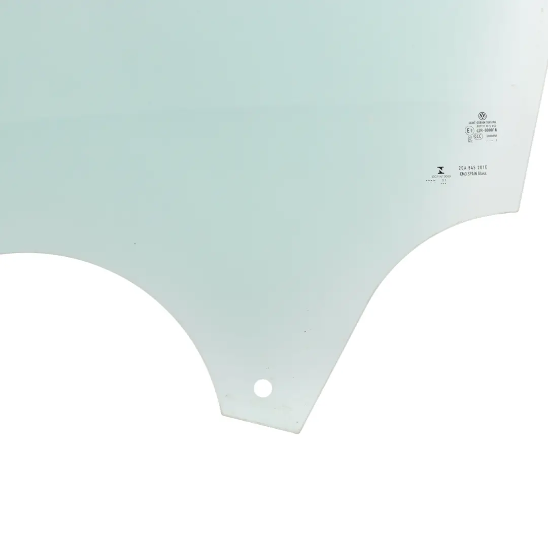 Volkswagen T-Roc A11 Door Window Glass Front Left N/S Green AS2 - SKU 2GA845201E - Part number 2GA845201E