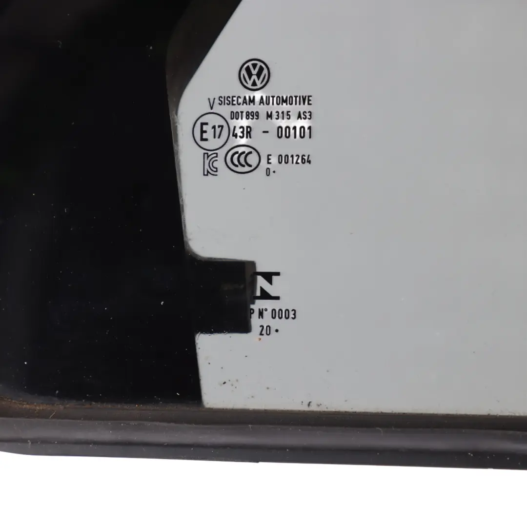 Door Window Glass Right Rear N/S Tinted AS3 to VW Volkswagen T-Roc A11 with Part number 2GA845214J VW Volkswagen T-Roc A11 Door Window Glass Right Rear N/S Tinted AS3 - SKU 2GA845214J - Part number 2GA845214J
