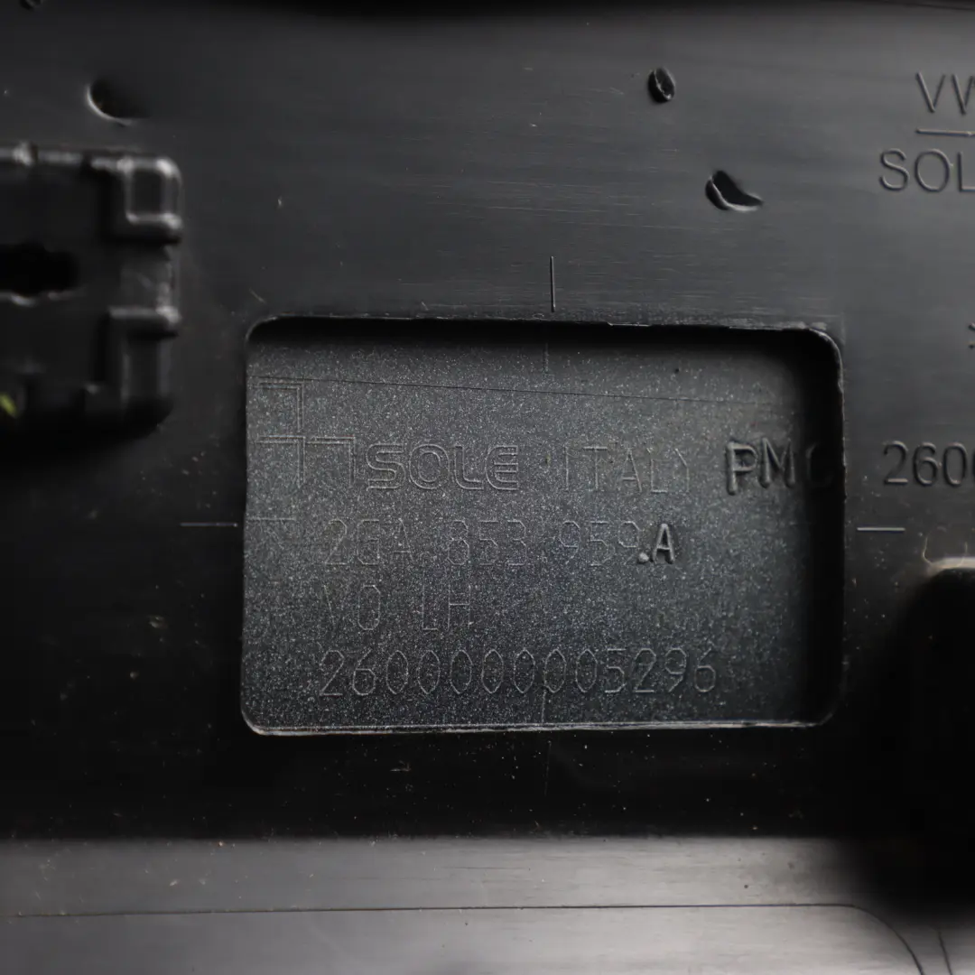 VW Volkswagen T-ROC A11 Front Door Moulding Trim Strip Left N/S 2GA853689 - SKU 2GA854939M - Part number 2GA854939M