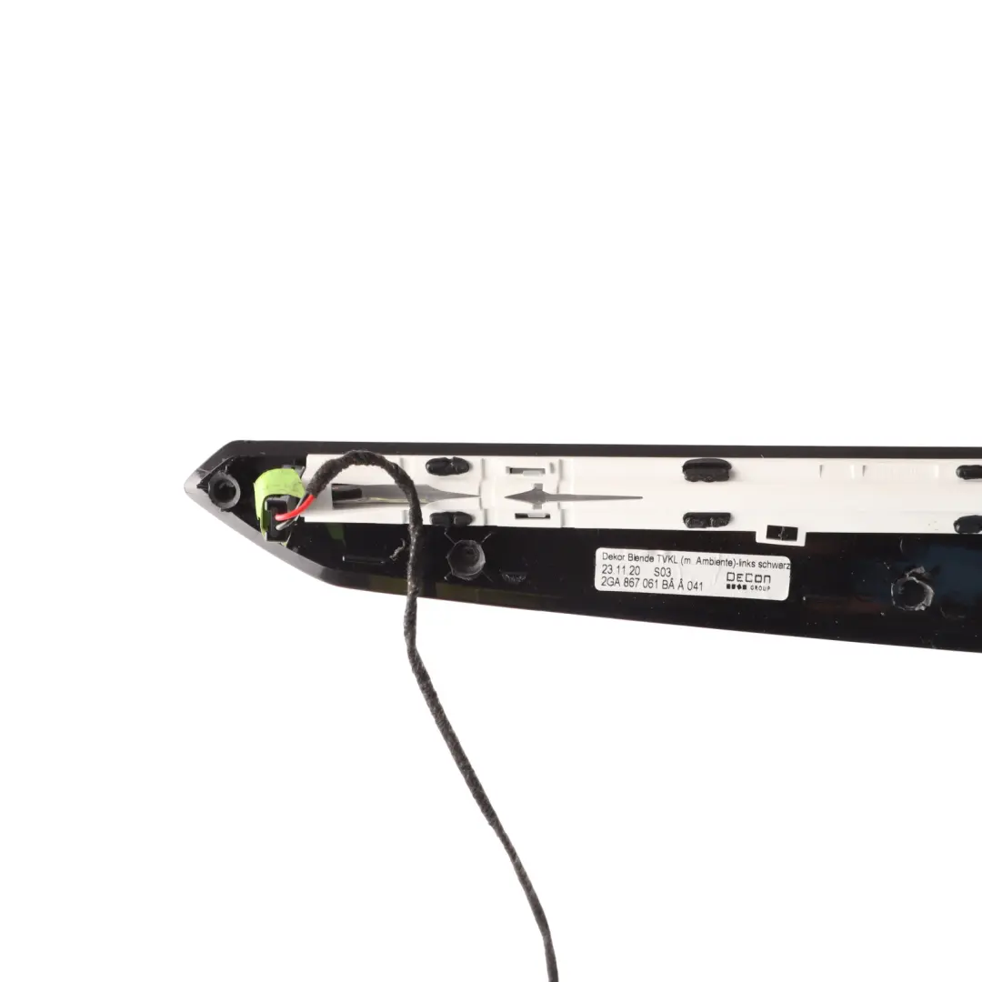 Mk1 Interior Door Trim Strip Front Left N/S to VW Volkswagen T-Roc A11 with Part number 2GA867061B VW Volkswagen T-Roc A11 Mk1 Interior Door Trim Strip Front Left N/S - SKU 2GA867061B - Part number 2GA867061B