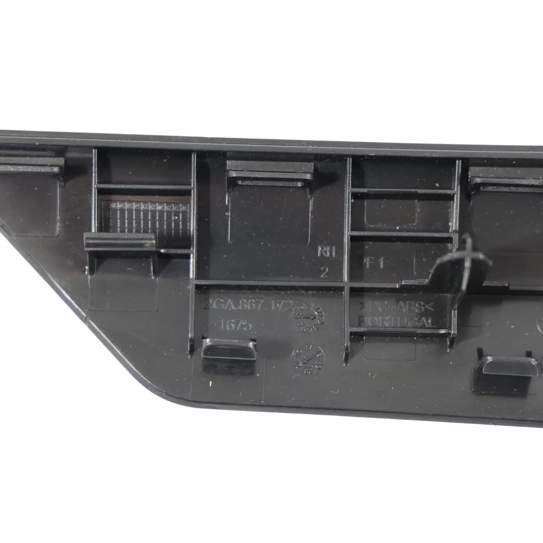 Puerta Trasera Panel Embellecedor Manija Derecha para Volkswagen T-Roc A11 con número de pieza 2GA867172 Volkswagen T-Roc A11 Puerta Trasera Panel Embellecedor Manija Derecha - SKU 2GA867172 - Número de pieza 2GA867172