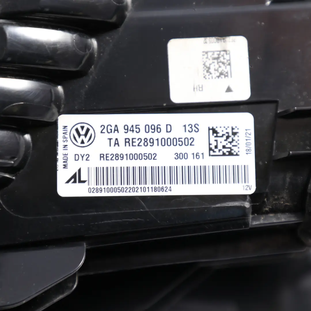 Volkswagen T-Roc Mk1 R Rear Taillight LED Lamp Tinted Outer Right O/S - SKU 2GA945096D - Part number 2GA945096D