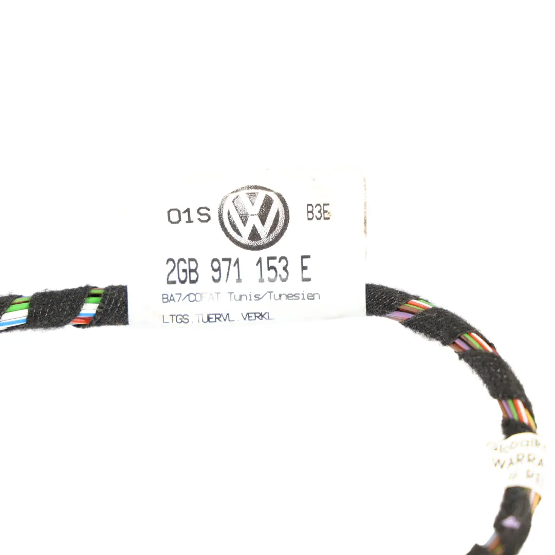 Door Wiring Loom Harness Cables Driver's Side to VW Volkswagen T-Roc A11 with Part number 2GB971153E VW Volkswagen T-Roc A11 Door Wiring Loom Harness Cables Driver's Side - SKU RHD-2GB971153E - Part number 2GB971153E
