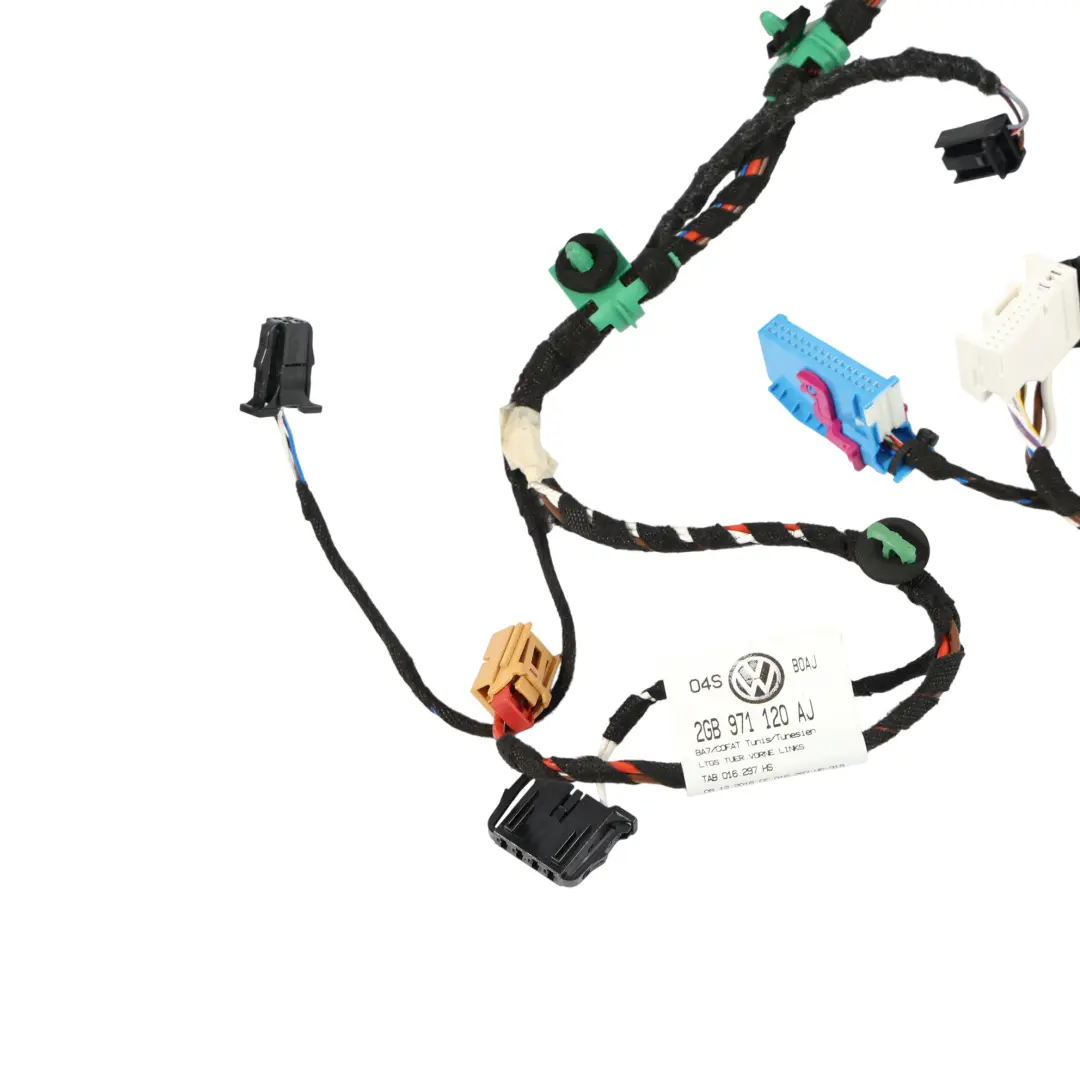 VW T-Roc A11 Door Wiring Loom Harness Cables Passenger Side - SKU RHD-2GB971120AJ - Part number 2GB971120AJ