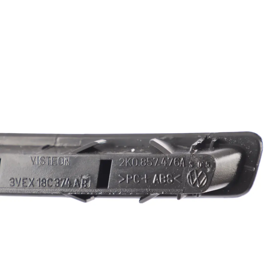 Mk3 2K Front Dash Top Centre Grill Trim Panel to Volkswagen Caddy with Part number 2K0857476A Volkswagen Caddy Mk3 2K Front Dash Top Centre Grill Trim Panel - SKU 2K0857476A - Part number 2K0857476A