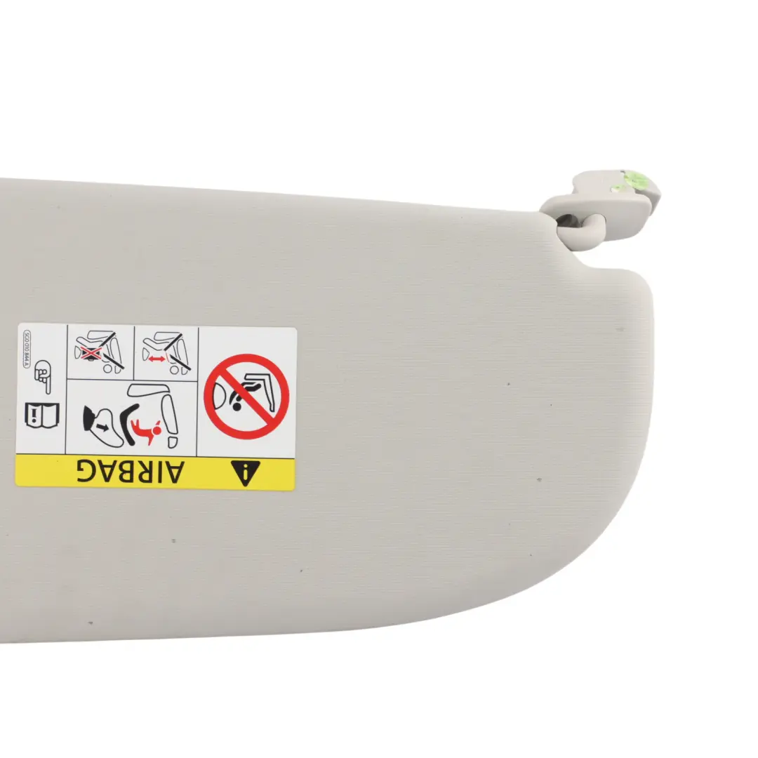 VW Caddy 2K Sun Visor Cover Panel Sunvisor Mirror Pearl Grey Left N/S - SKU 2K0857551J - Part number 2K0857551J