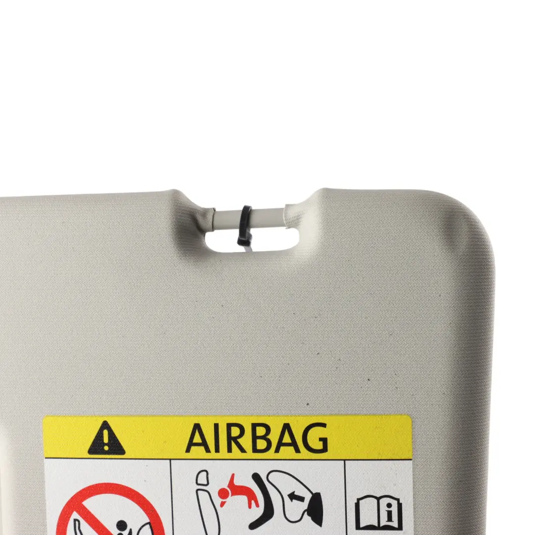 VW Caddy 2K Sun Visor Cover Panel Sunvisor Mirror Pearl Grey Left N/S - SKU 2K0857551J - Part number 2K0857551J