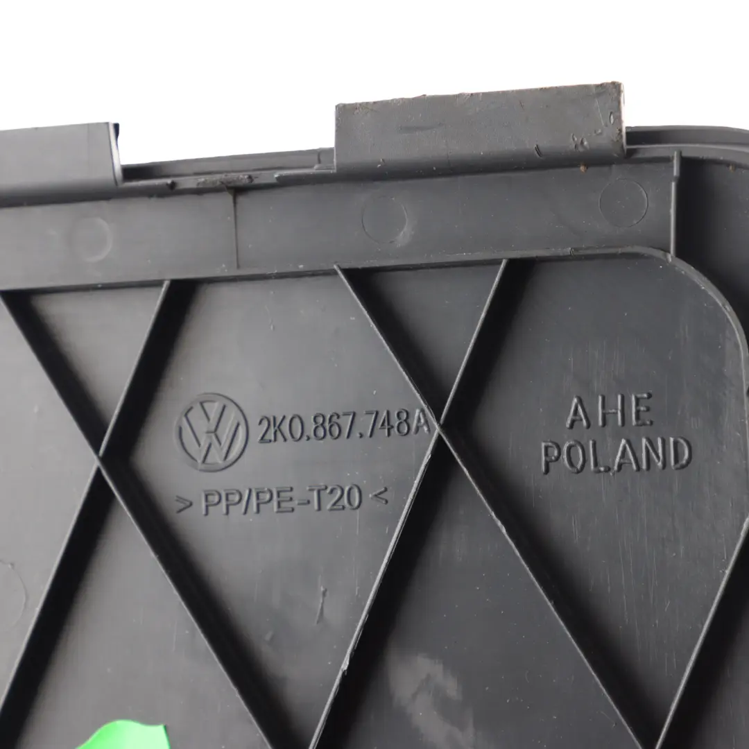 Mk3 2K Tool Box Cover Trim Panel Rear Right O/S to Volkswagen Caddy with Part number 2K0867748A Volkswagen Caddy Mk3 2K Tool Box Cover Trim Panel Rear Right O/S - SKU 2K0867748A - Part number 2K0867748A