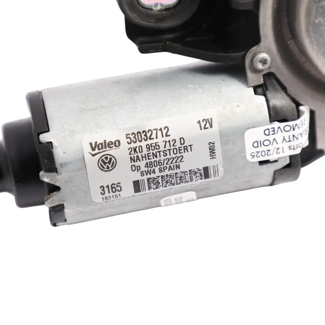 VW Volkswagen Caddy 2K Rear Wing Door Wiper Motor Unit - SKU 2K0955712D - Part number 2K0955712D