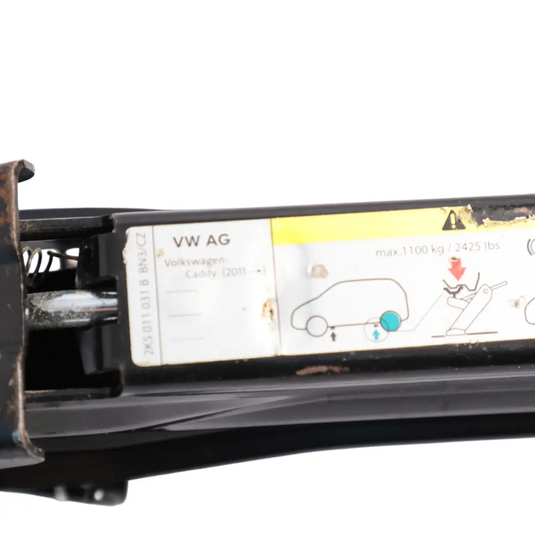 Notfallwerkzeug Autohebebühne Ersatzwagenheber für VW Volkswagen Caddy mit Teilenummer 2K5011031B VW Volkswagen Caddy Notfallwerkzeug Autohebebühne Ersatzwagenheber - SKU 2K5011031B - Teilenummer 2K5011031B