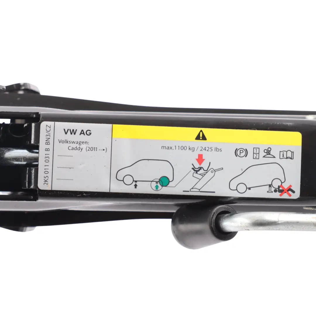 Volkswagen Caddy Strumento Emergenza Auto Sollevamento Jack Ricambio - SKU 2K5011031B - Numero di parte 2K5011031B