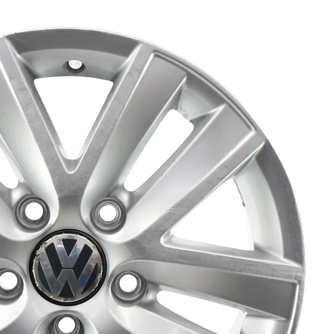 Volkswagen Caddy 2K Srebrna Felga Aluminiowa 15" 6J ET:47 - SKU 2K5601025-1 - Numer Części 2K5601025