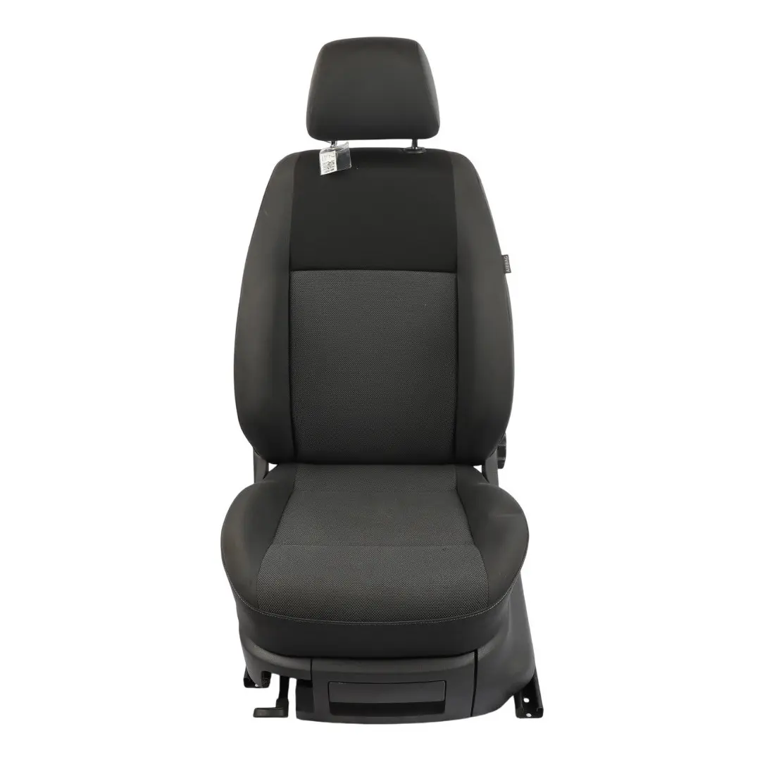Volkswagen Caddy 2K Front Seat Fabric Cloth Anthracite Classic Grey Left N/S