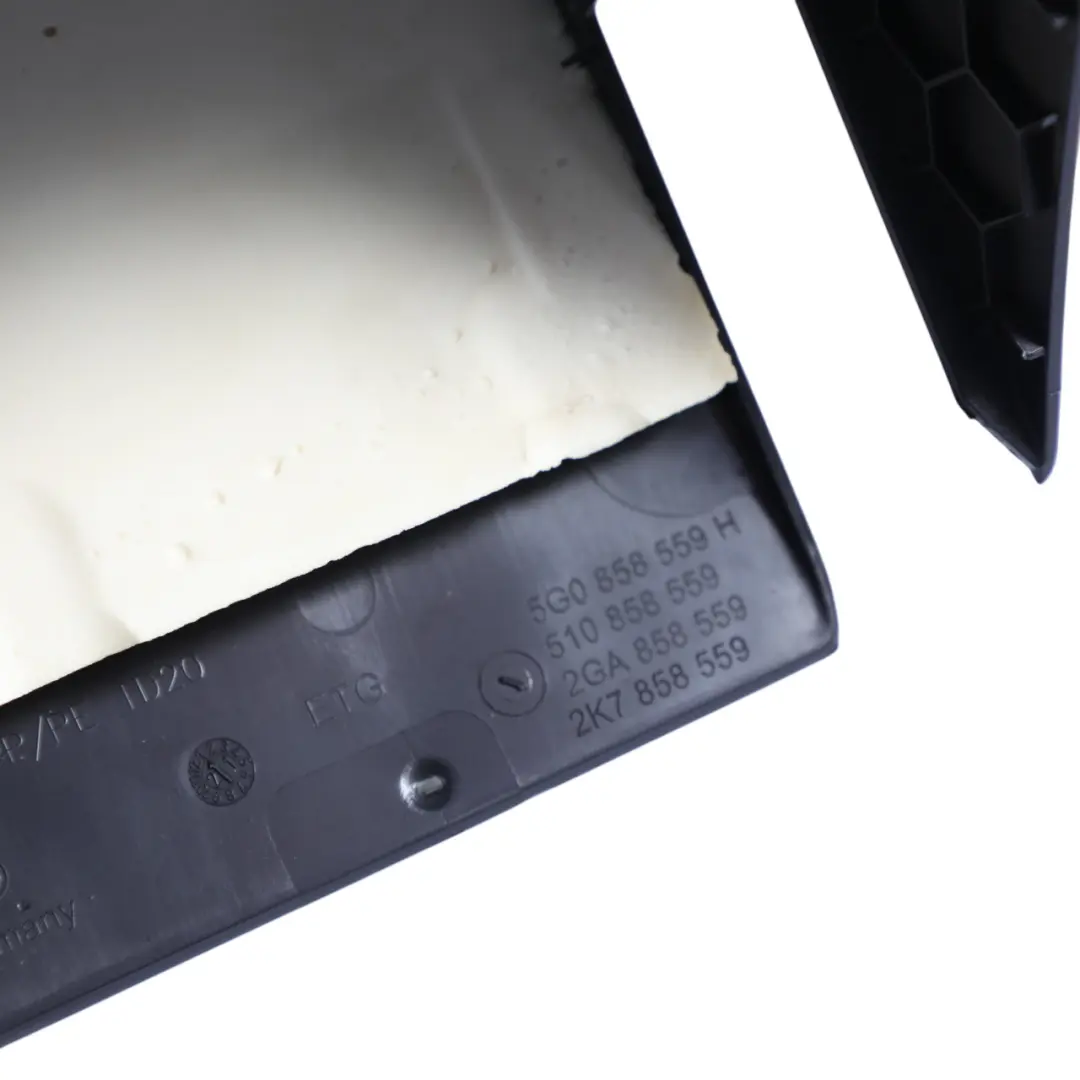 Volkswagen Caddy 2K Steering Column Cowl Cover Trim Black - SKU 2K7858559 - Part number 2K7858559