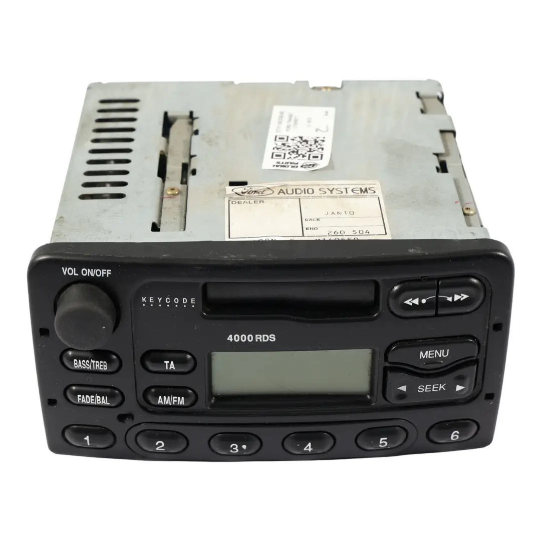 Ford Transit Connect Unidad Principal Radio AM FM Cassette - SKU 2T1F-18C838-BC - Número de pieza 2T1F-18C838-BC
