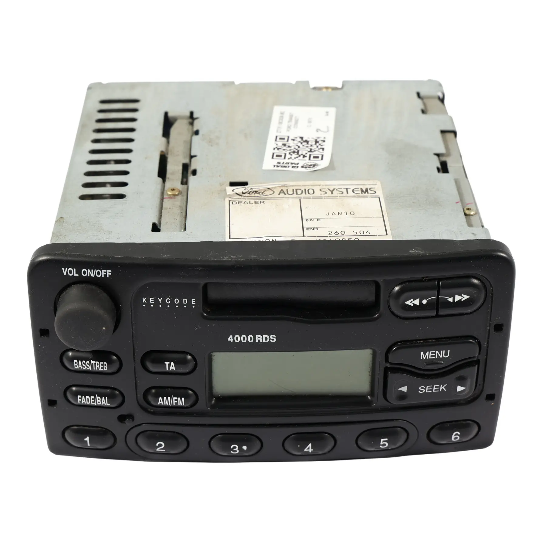 Ford Transit Connect Unité Principale Radio AM FM Cassette 2T1F-18C838-BC