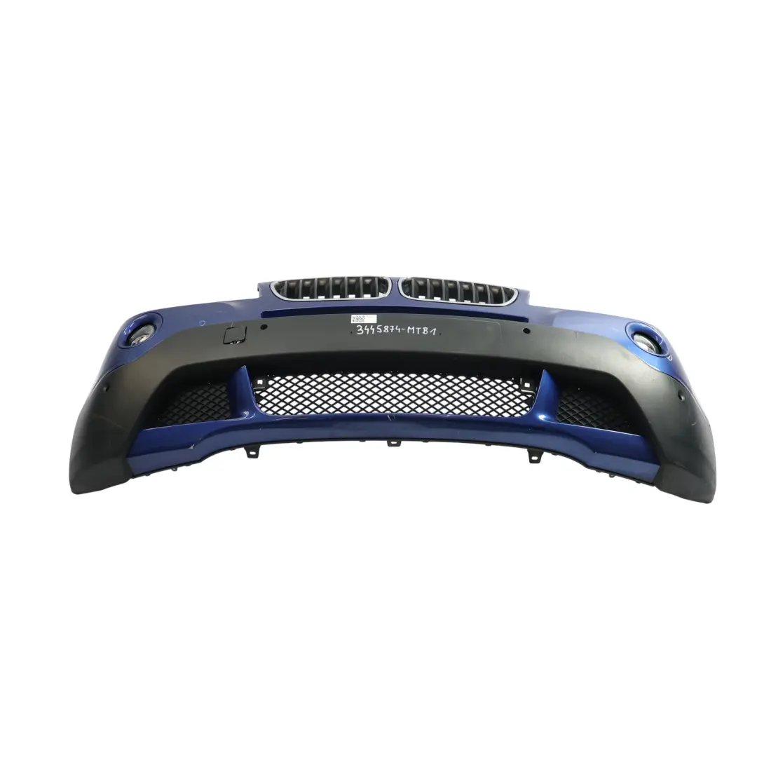 Front Bumper Trim Panel PDC Montegoblau Blue Metallic - A51 to BMW X3 E83 LCI with Part number 3445874 BMW X3 E83 LCI Front Bumper Trim Panel PDC Montegoblau Blue Metallic - A51 - SKU 3445874-MTB1 - Part number 3445874