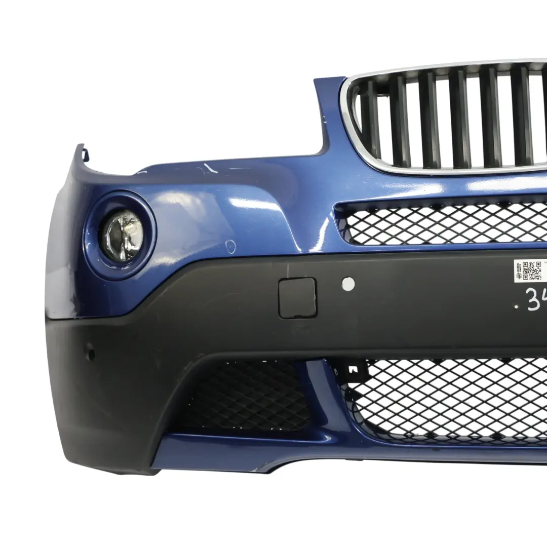 BMW X3 E83 LCI Przedni Zderzak PDC Montegoblau Niebieski Metalik - A51 - SKU 3445874-MTB1 - Numer Części 3445874