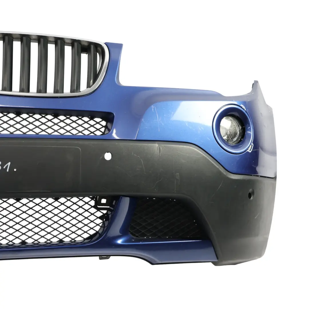 BMW X3 E83 LCI Przedni Zderzak PDC Montegoblau Niebieski Metalik - A51 - SKU 3445874-MTB1 - Numer Części 3445874
