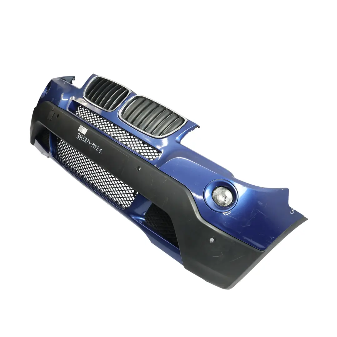 BMW X3 E83 LCI Front Bumper Trim Panel PDC Montegoblau Blue Metallic - A51 - SKU 3445874-MTB1 - Part number 3445874