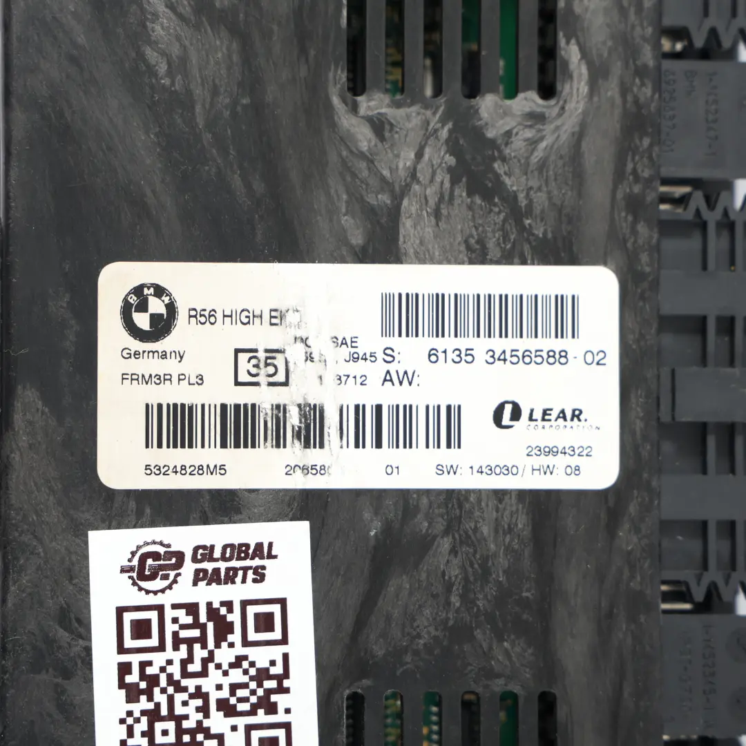 Mini R58 Módulo De Luz De Pie Alta EKS ECU PL3 FRM3R Lear - SKU 3456588-4 - Número de pieza 3456588