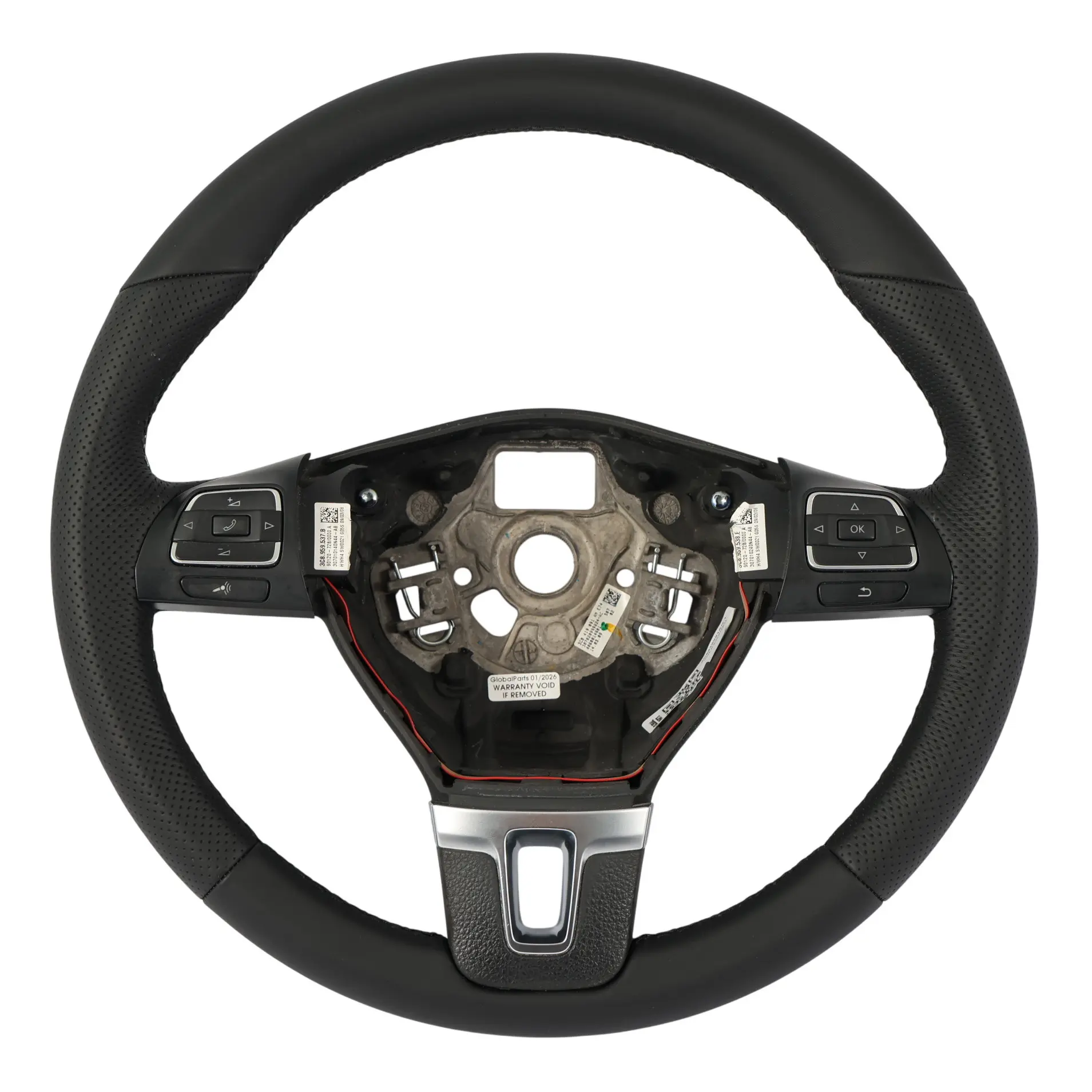 Volkswagen Golf Mk6 Passat B6 Steering Wheel NEW Black Leather 3C8419091AN