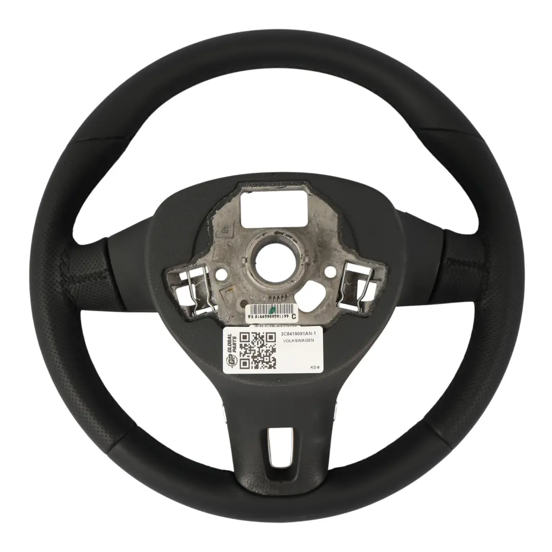 Mk6 Passat B6 Volante NUOVO In Pelle Nera per Volkswagen Golf con numero di parte 3C8419091AN Volkswagen Golf Mk6 Passat B6 Volante NUOVO In Pelle Nera - SKU 3C8419091AN-1 - Numero di parte 3C8419091AN