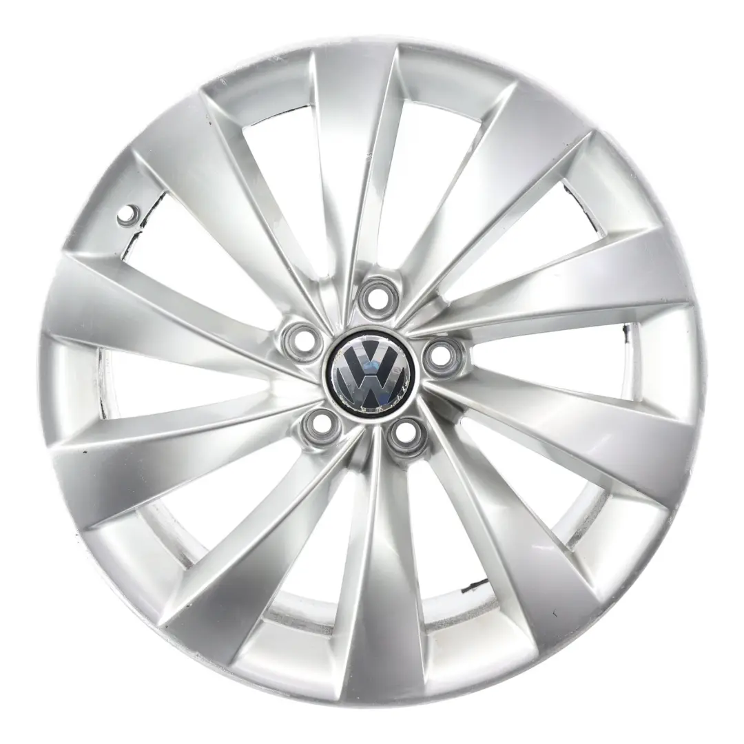 Volkswagen Scirocco Mk3 Silver Wheel Alloy Rim 18" 8J ET:41 - SKU 3C8601025AB-3 - Part number 3C8601025AB