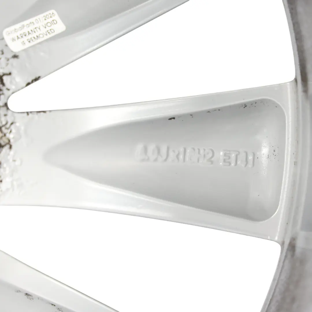 Volkswagen Scirocco Mk3 Silberne Leichtmetallfelge 18" 8J ET:41 - SKU 3C8601025AB-3 - Teilenummer 3C8601025AB